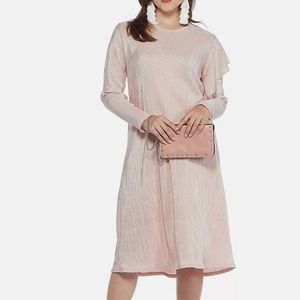 WUKOgals REIS Modest Dress, pink, Size small
